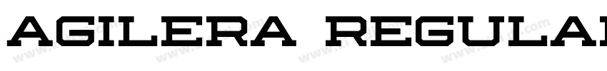 Agilera Regular字体转换